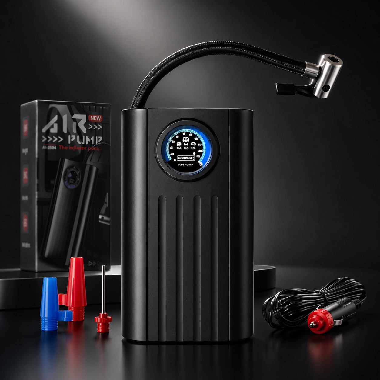AirMax LED™ | Inflador Portátil Automotriz con Pantalla Digital LED