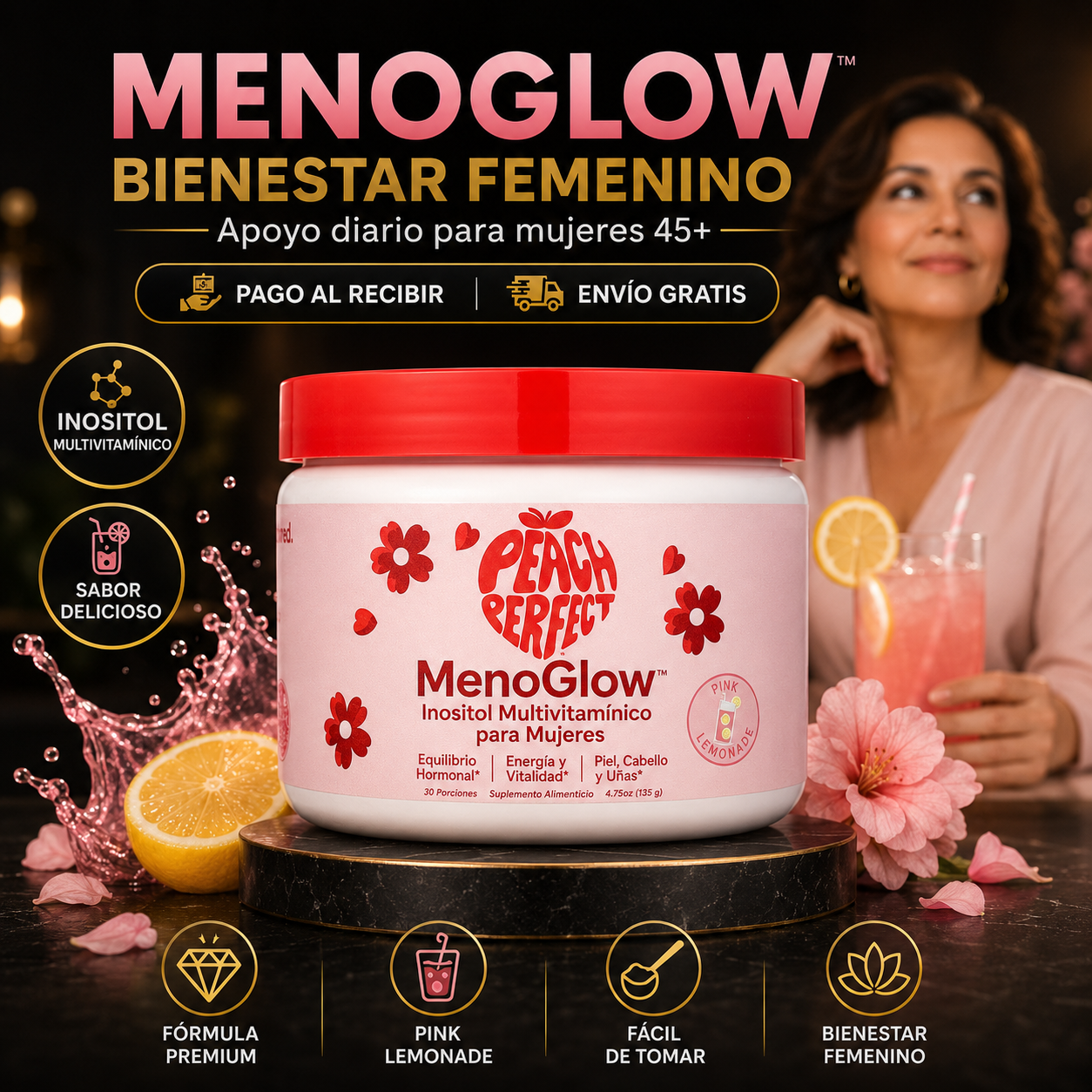 MenoGlow™ | Inositol Multivitamínico para Mujeres