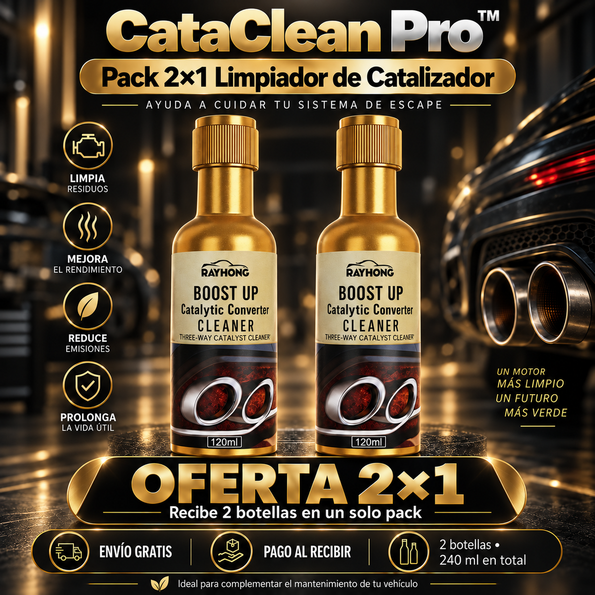 CataClean Pro™ | Limpiador de Catalizador Premium