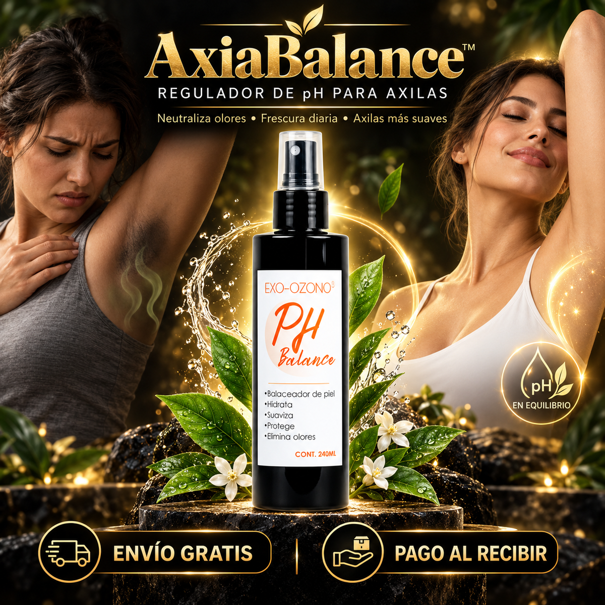 AxiaBalance™ | Regulador de pH para Axilas
