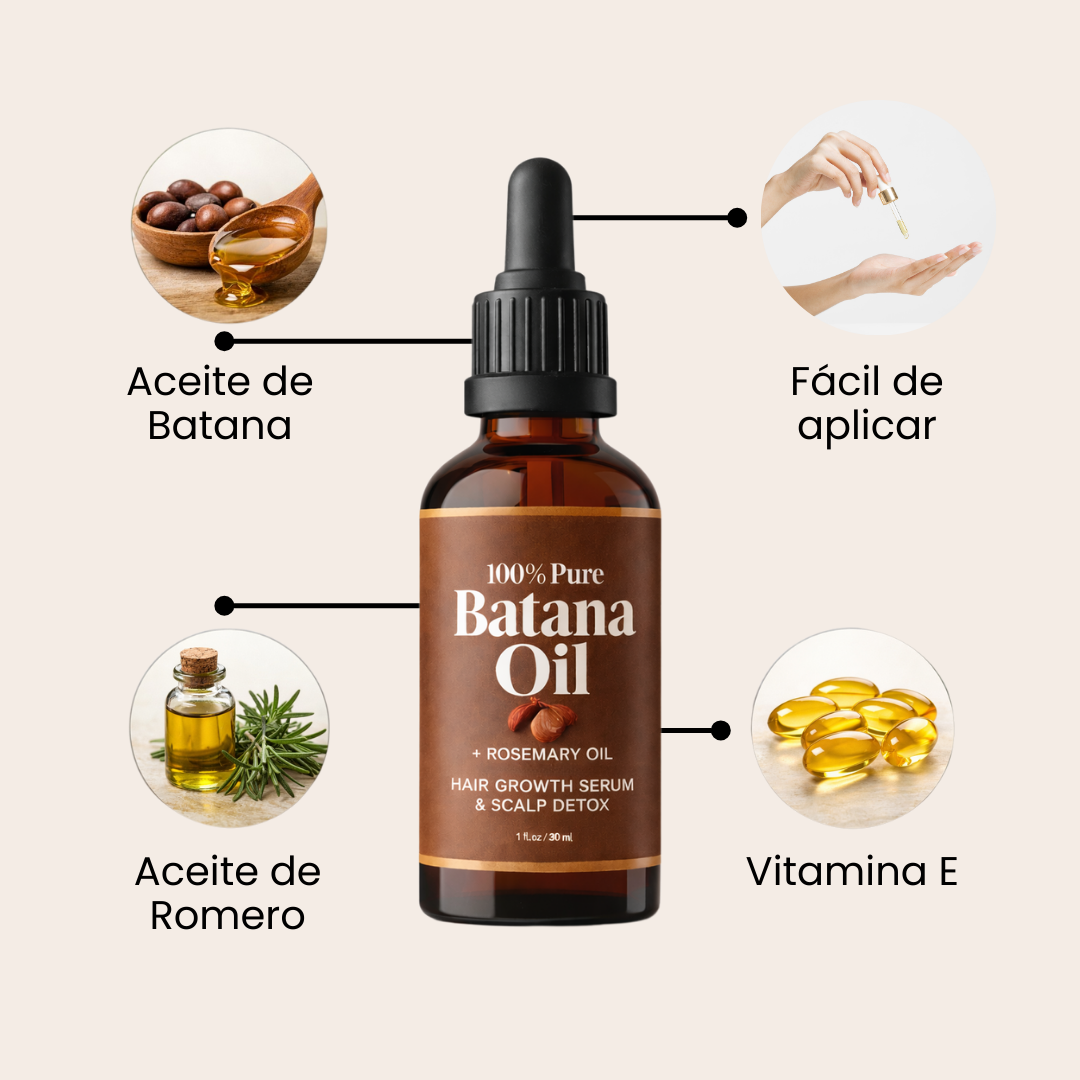 🌿 Batana Oil Pro™ – Aceite Para el Crecimiento Capilar