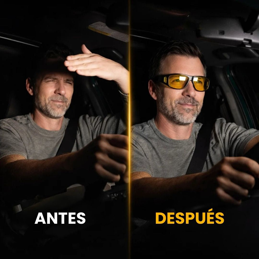 Kit Nocturno Drive™ - Lente Antideslumbramiento + Lente Solar Antirreflejo