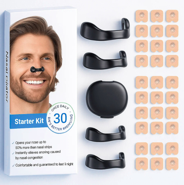 🌿RespiraFácil™-Tiras Nasales Magneticas