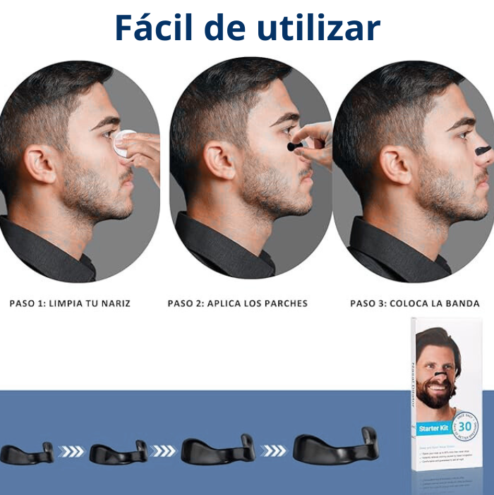 🌿RespiraFácil™-Tiras Nasales Magneticas