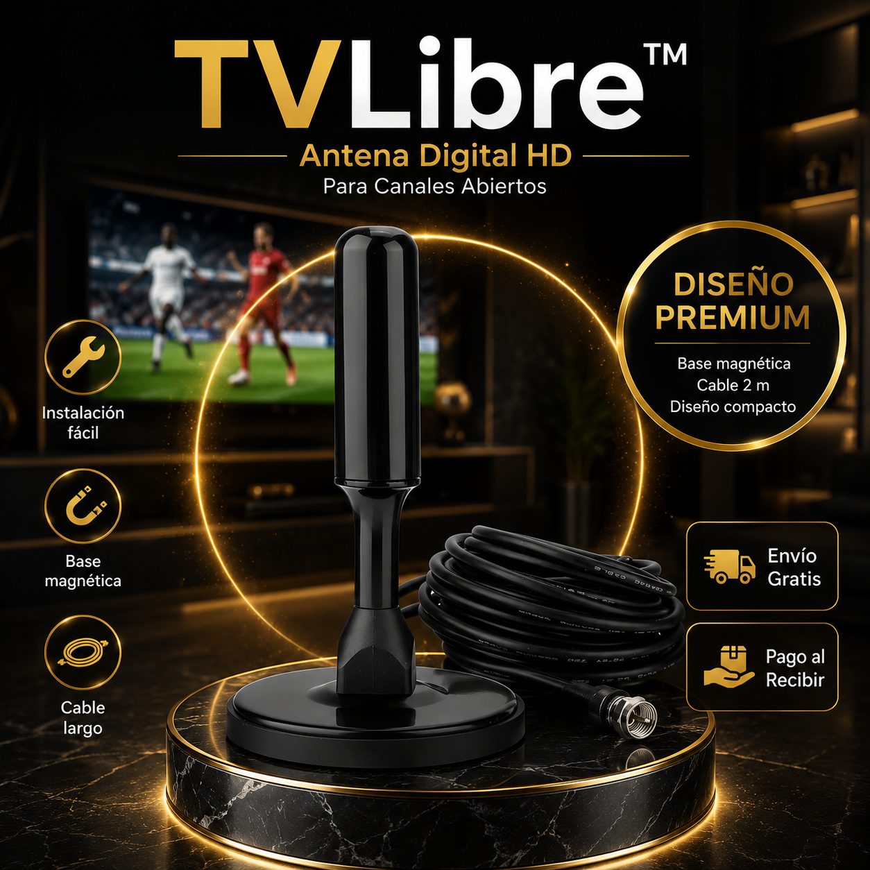 TVLibre™ | Antena Digital HD para Canales Abiertos