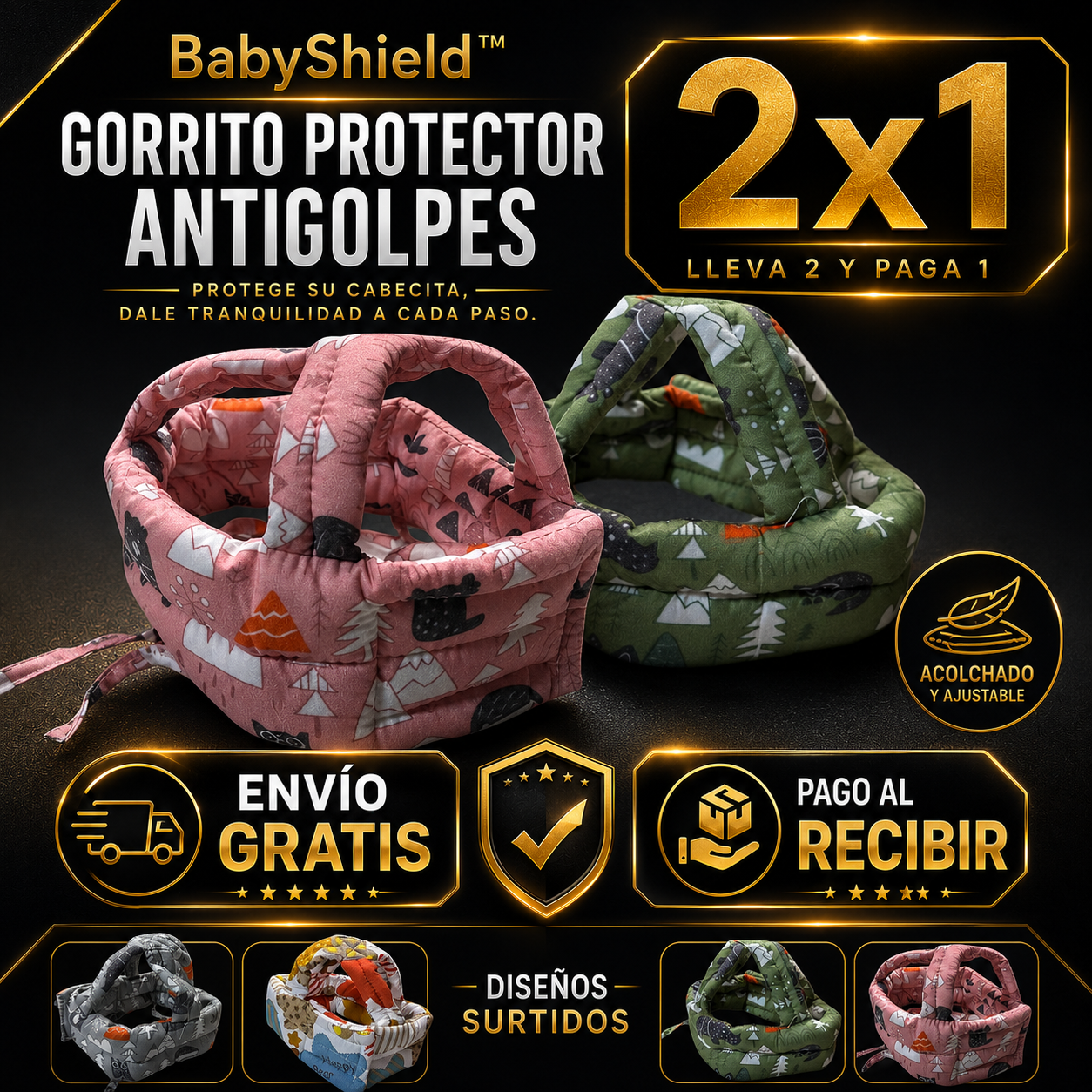 BabyShield™ | Gorrito Protector Antigolpes