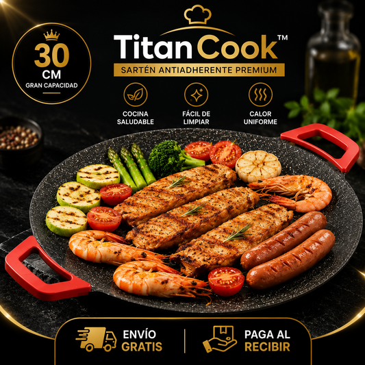 TitanCook™ | Sartén Antiadherente Premium
