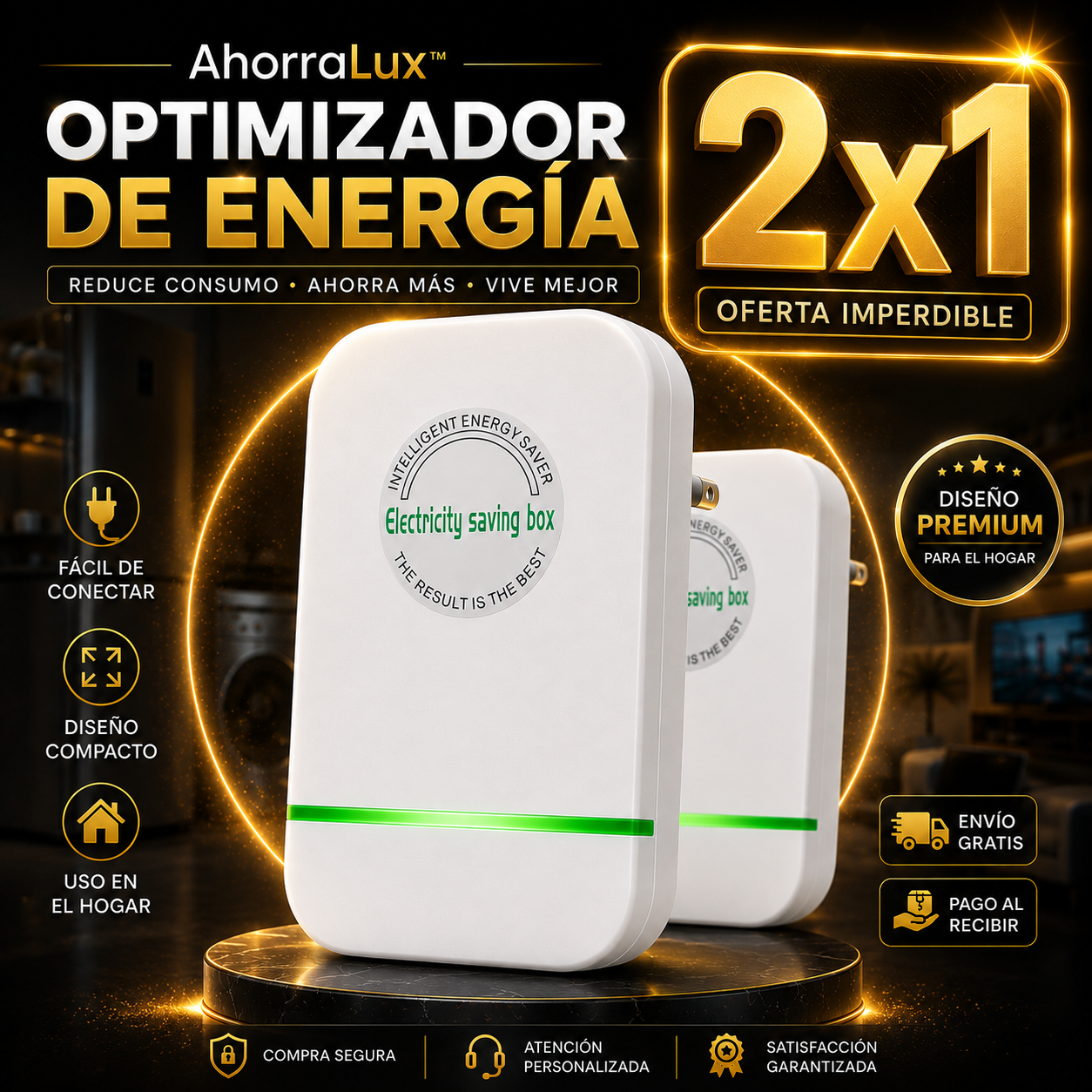 AhorraLux™ | Optimizador de Energía para el Hogar