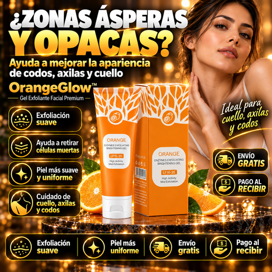 OrangeGlow™ | Gel Exfoliante Facial Premium