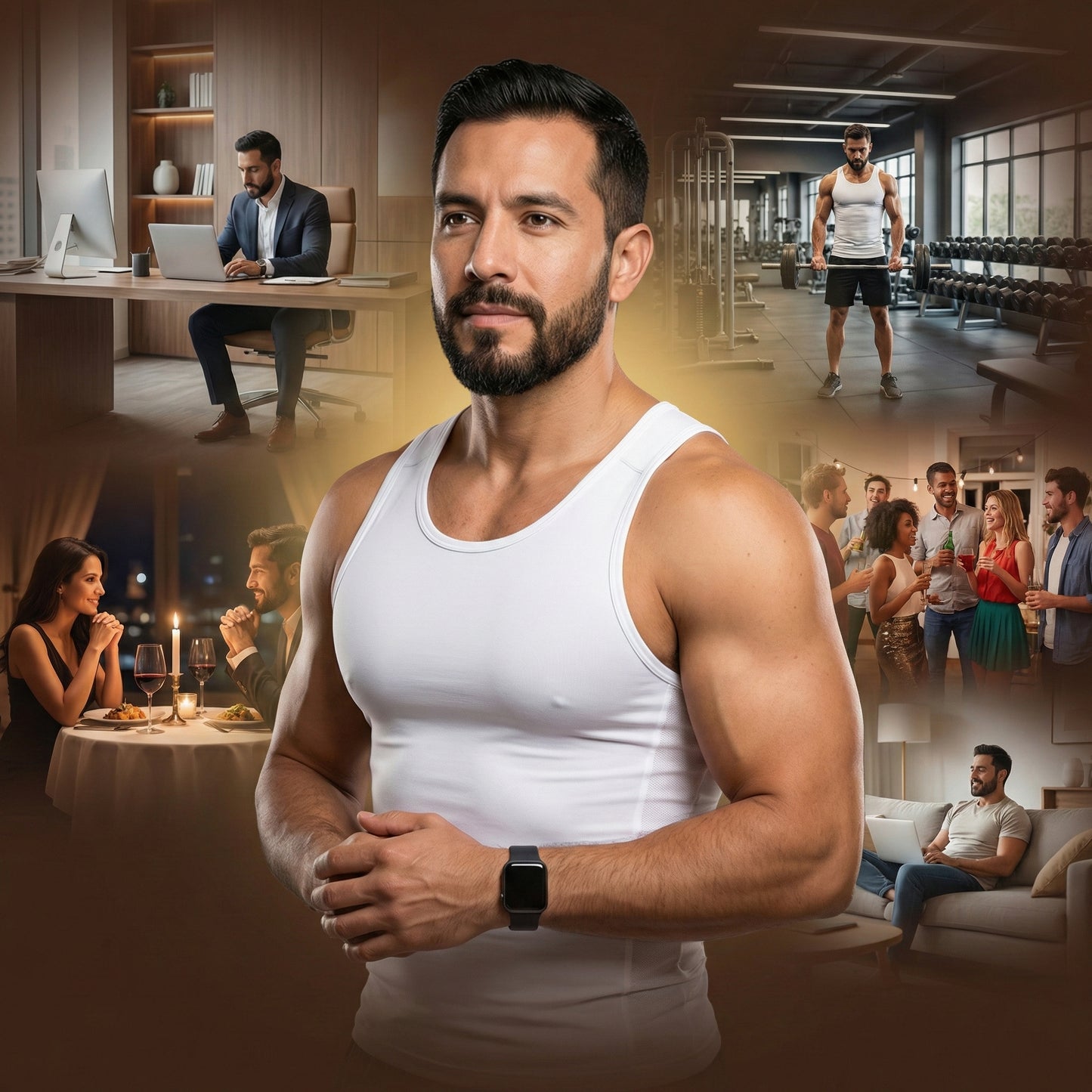 KompressFit™ - Camiseta de Compresión Amoldadora