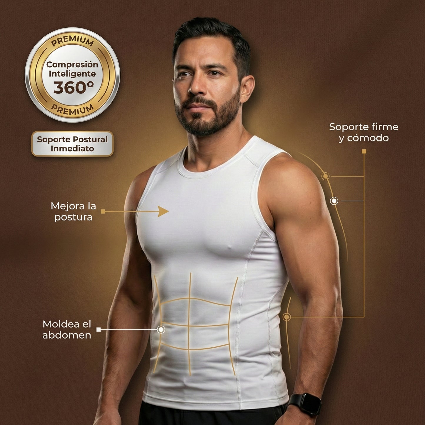 KompressFit™ - Camiseta de Compresión Amoldadora