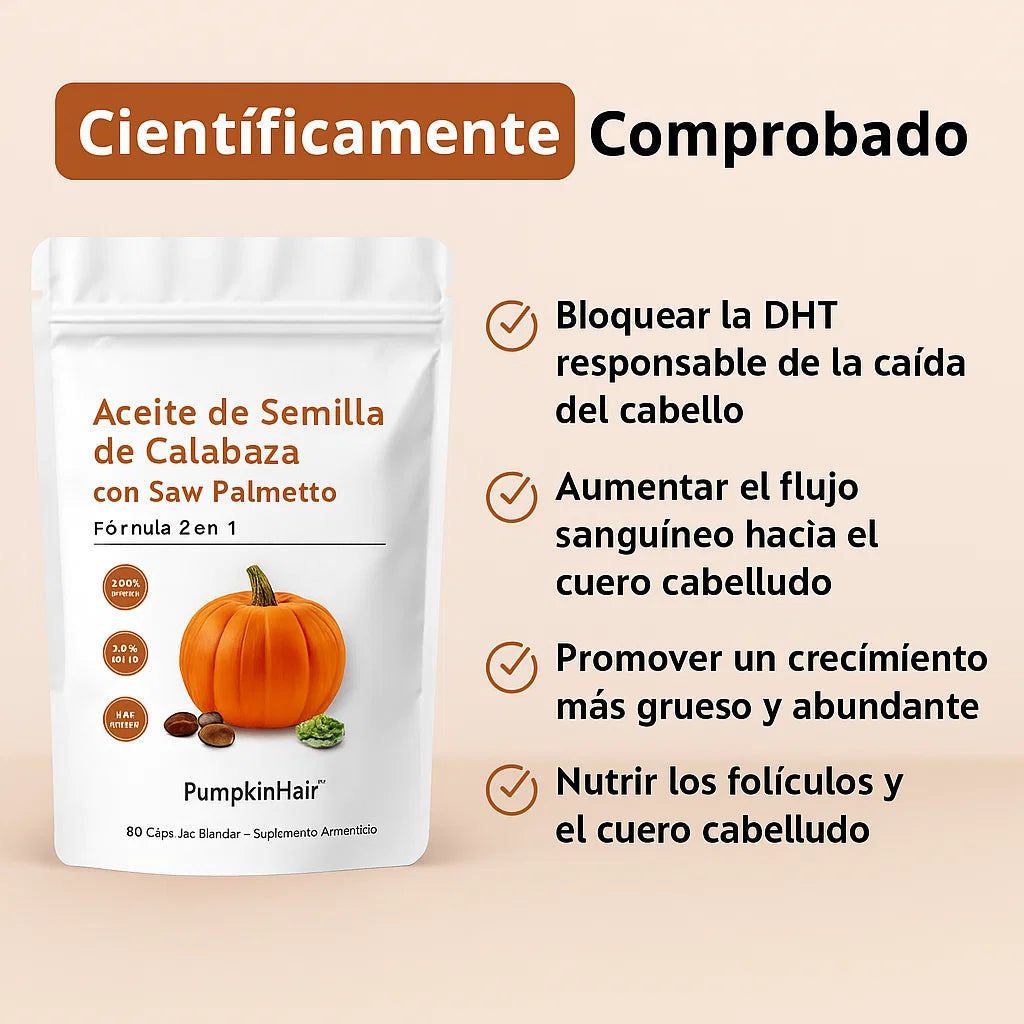 PumpkinHair™-Aceite de Semillas Calabaza🌿