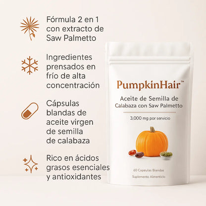 PumpkinHair™-Aceite de Semillas Calabaza🌿